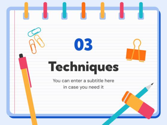 Strategies for Studying Texts presentation template 