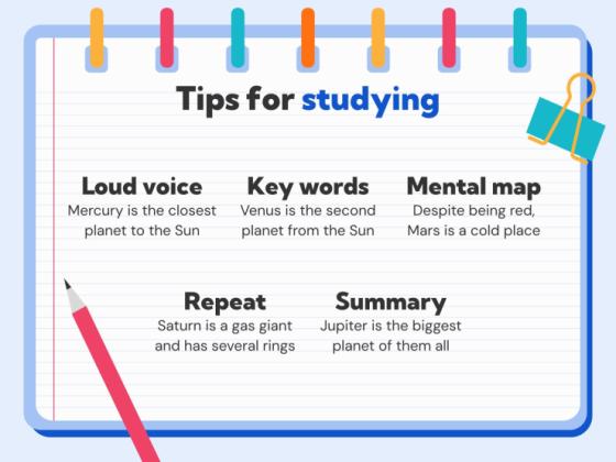 Strategies for Studying Texts presentation template 