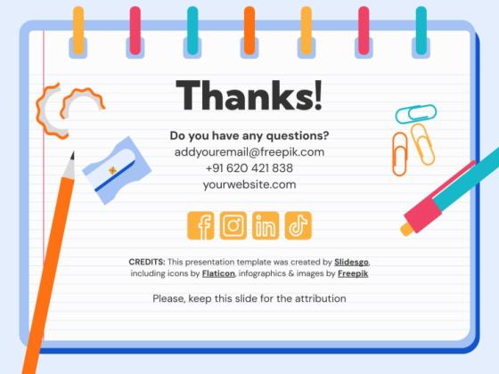 Strategies for Studying Texts presentation template 