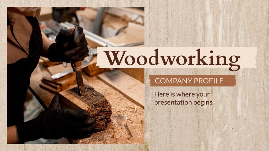 Free templates about Wood for Google Slides & PowerPoint