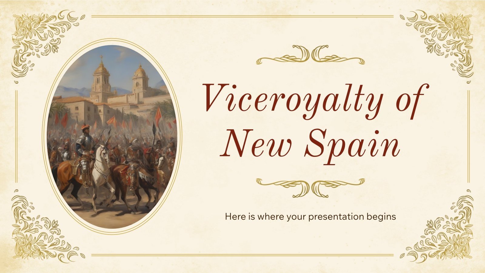 Vice-royauté de la Nouvelle-Espagne Modèles de présentation