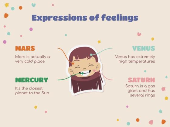 Aktivitäten zu Gefühlen für den Kindergarten Präsentationsvorlage