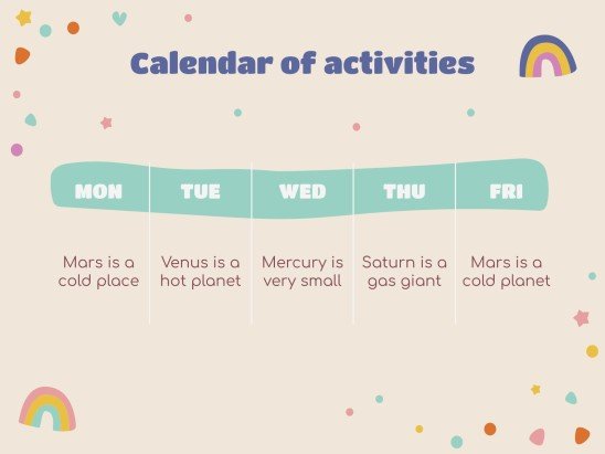 Aktivitäten zu Gefühlen für den Kindergarten Präsentationsvorlage