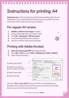 Das ABC-Buch Präsentationsvorlage