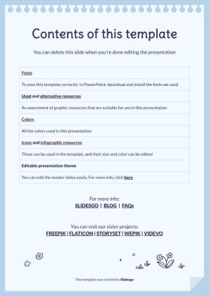 Plantilla de presentación Libro del abecedario