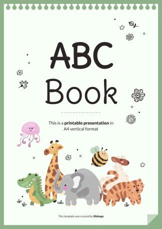 ABC 도서 프레젠테이션 템플릿