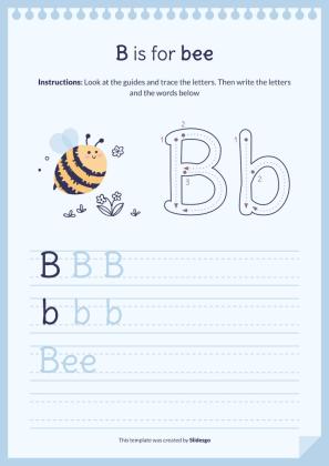 Plantilla de presentación Libro del abecedario