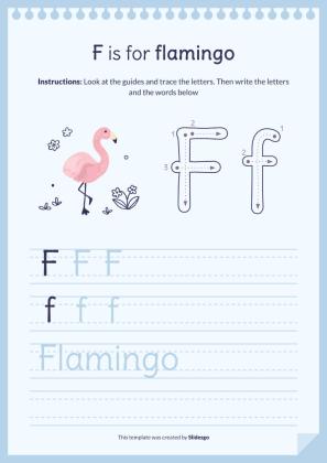 Plantilla de presentación Libro del abecedario