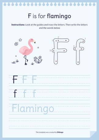 Plantilla de presentación Libro del abecedario