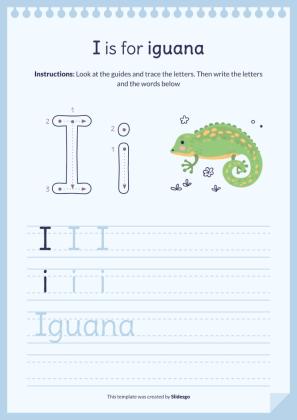 Plantilla de presentación Libro del abecedario