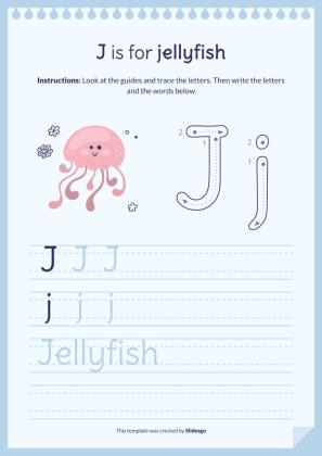 Plantilla de presentación Libro del abecedario