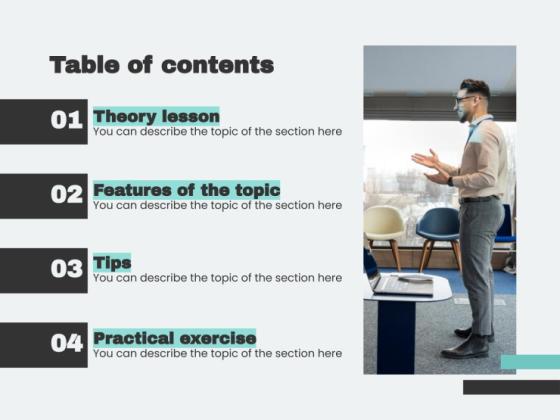 학생 주도 컨퍼런스 프레젠테이션 템플릿