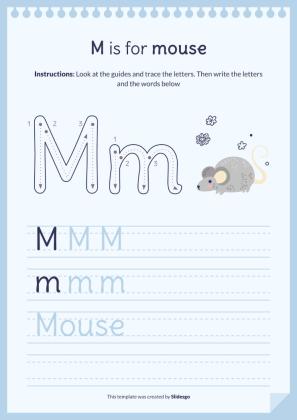 Plantilla de presentación Libro del abecedario