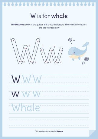 Plantilla de presentación Libro del abecedario