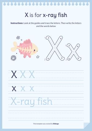 Plantilla de presentación Libro del abecedario