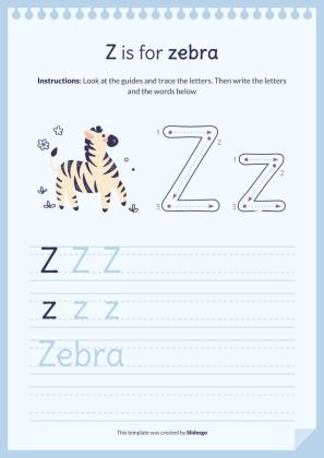 Plantilla de presentación Libro del abecedario