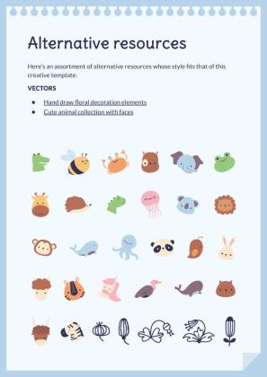 Plantilla de presentación Libro del abecedario