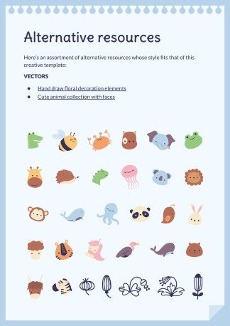 Plantilla de presentación Libro del abecedario