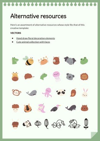 ABC 도서 프레젠테이션 템플릿