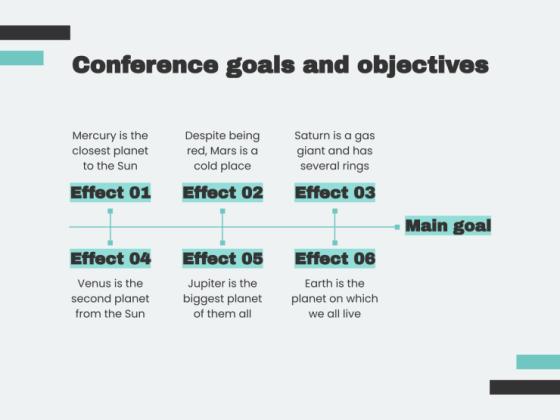 학생 주도 컨퍼런스 프레젠테이션 템플릿