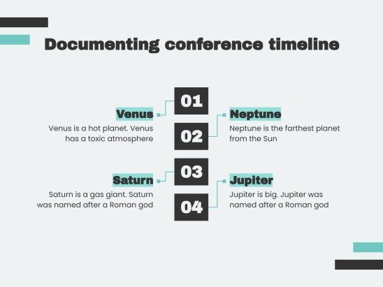 학생 주도 컨퍼런스 프레젠테이션 템플릿