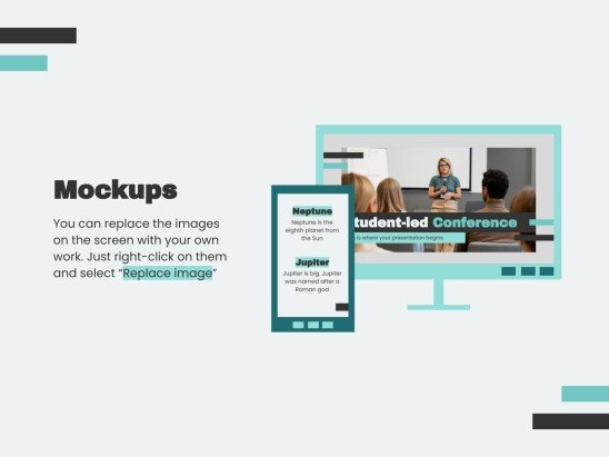 학생 주도 컨퍼런스 프레젠테이션 템플릿