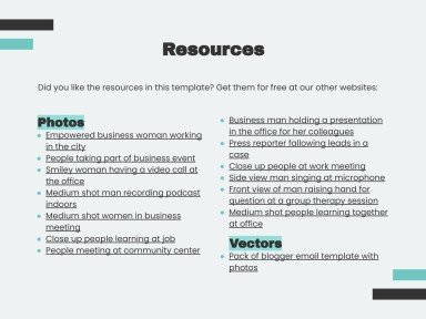 학생 주도 컨퍼런스 프레젠테이션 템플릿