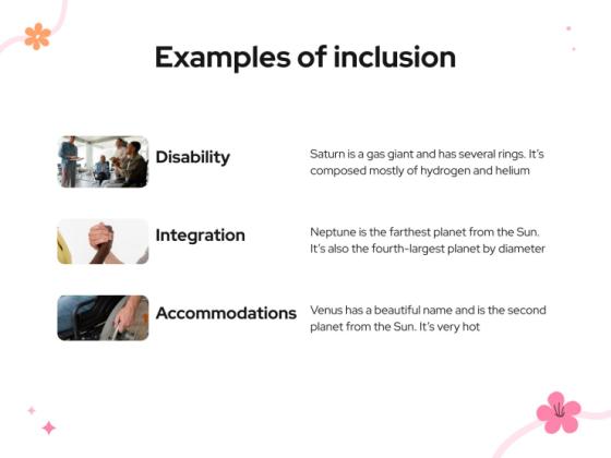 Workshop-Techniken für die pädagogische Inklusion Präsentationsvorlage