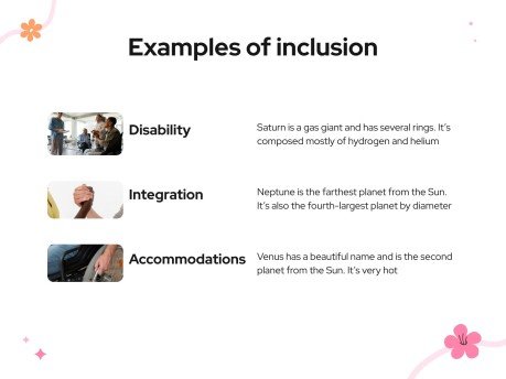 Workshop-Techniken für die pädagogische Inklusion Präsentationsvorlage