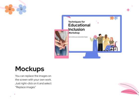 Workshop-Techniken für die pädagogische Inklusion Präsentationsvorlage