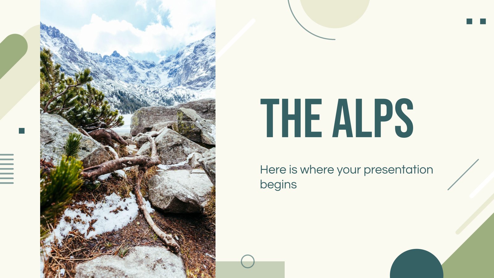 The Alps presentation template 