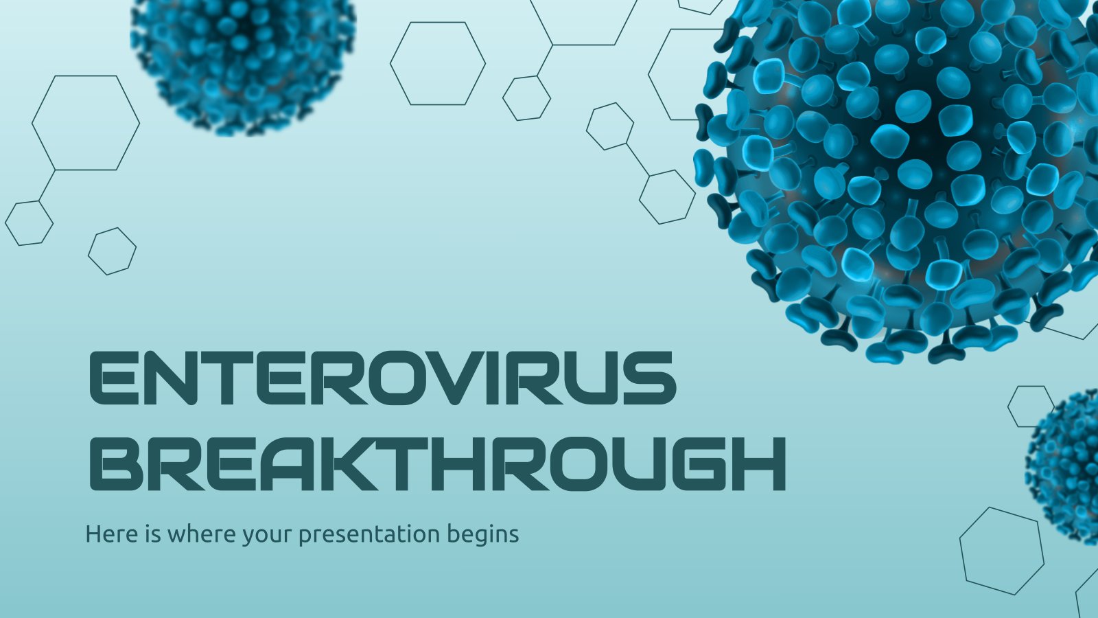 Enterovirus Breakthrough presentation template 