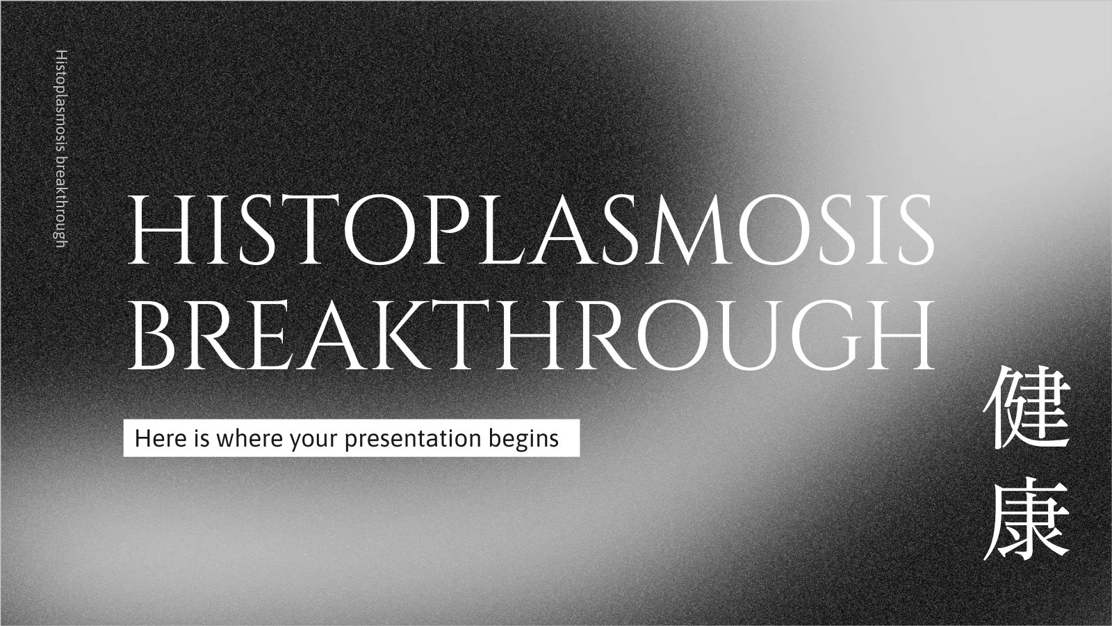 Histoplasmosis Breakthrough presentation template 