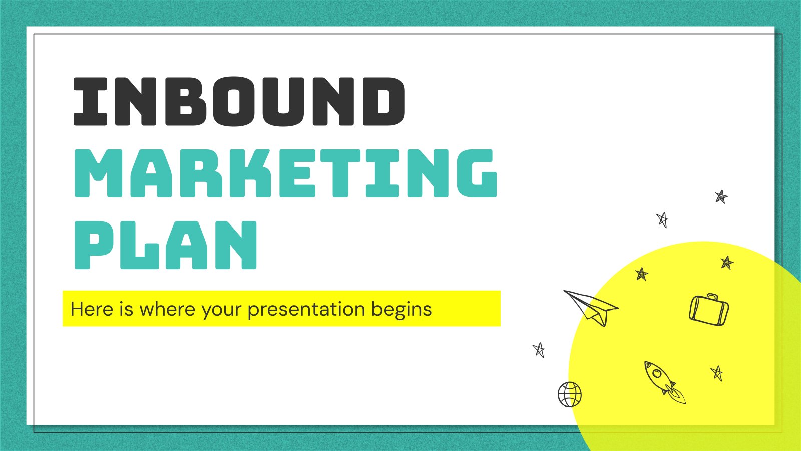 Inbound Marketing Plan presentation template 