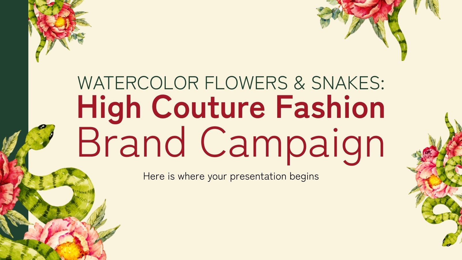 Free Fashion Google Slides themes and PowerPoint templates