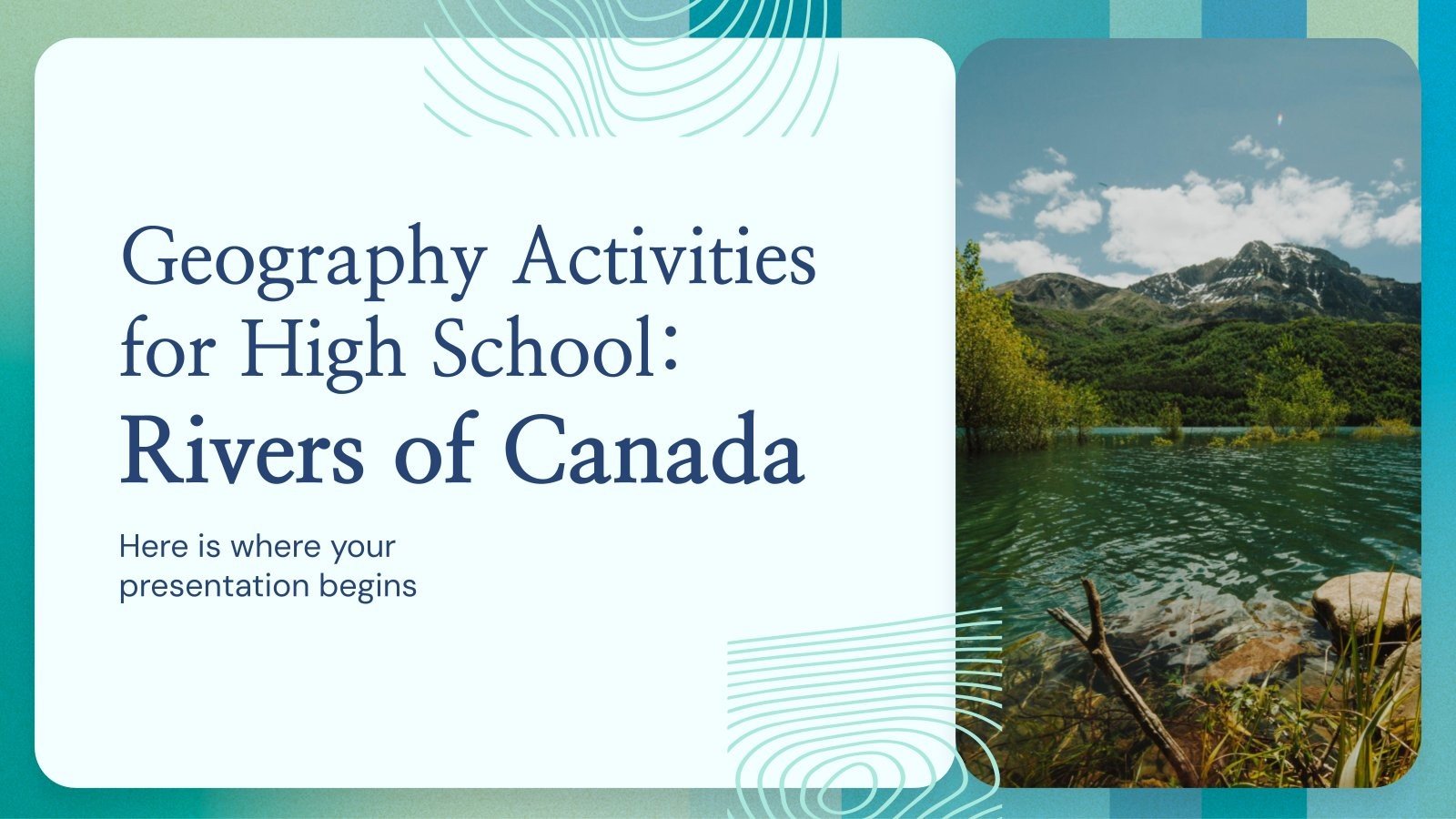 Free Google Slides & PowerPoint templates about rivers