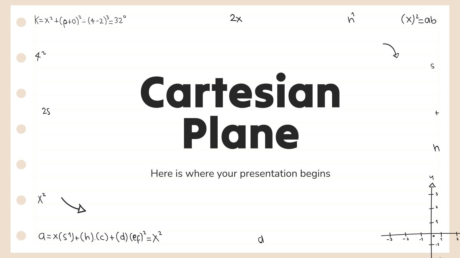 Cartesian Plane Presentation