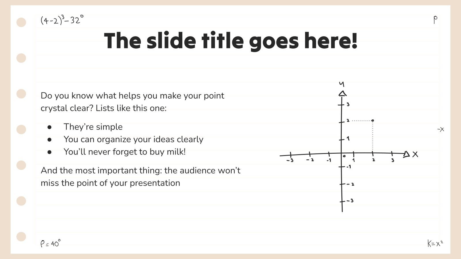 Cartesian Plane Presentation