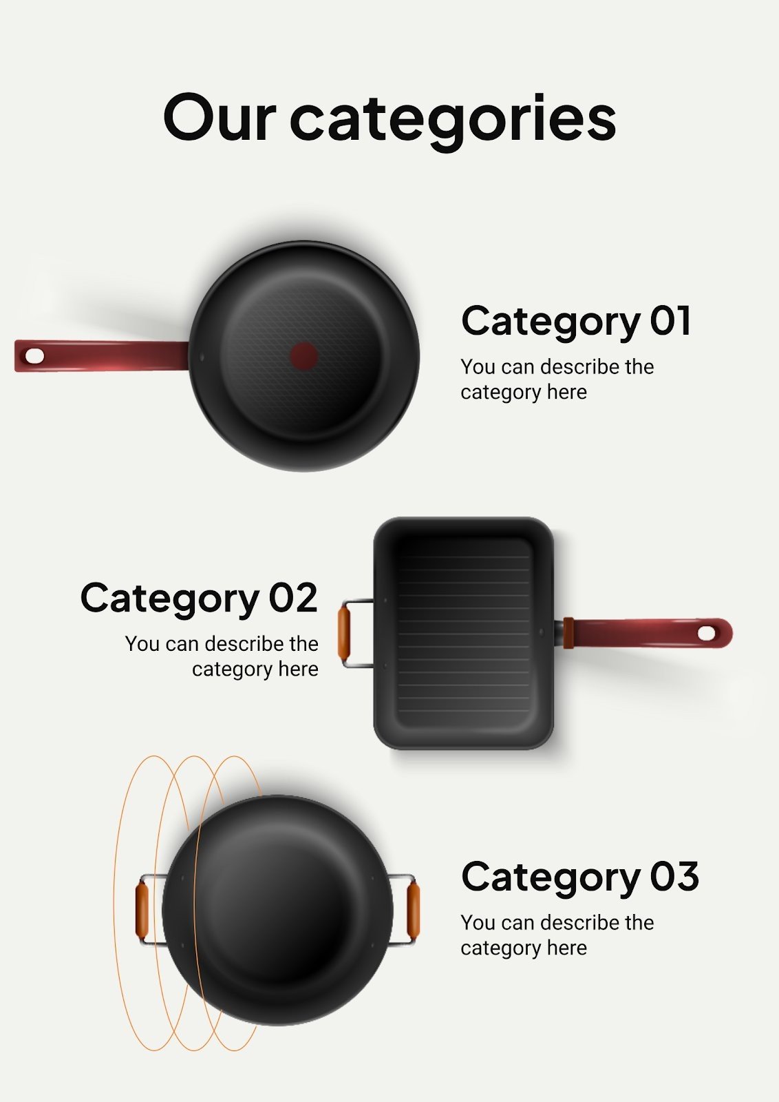 Induction Pans and Pots Catalog Presentation