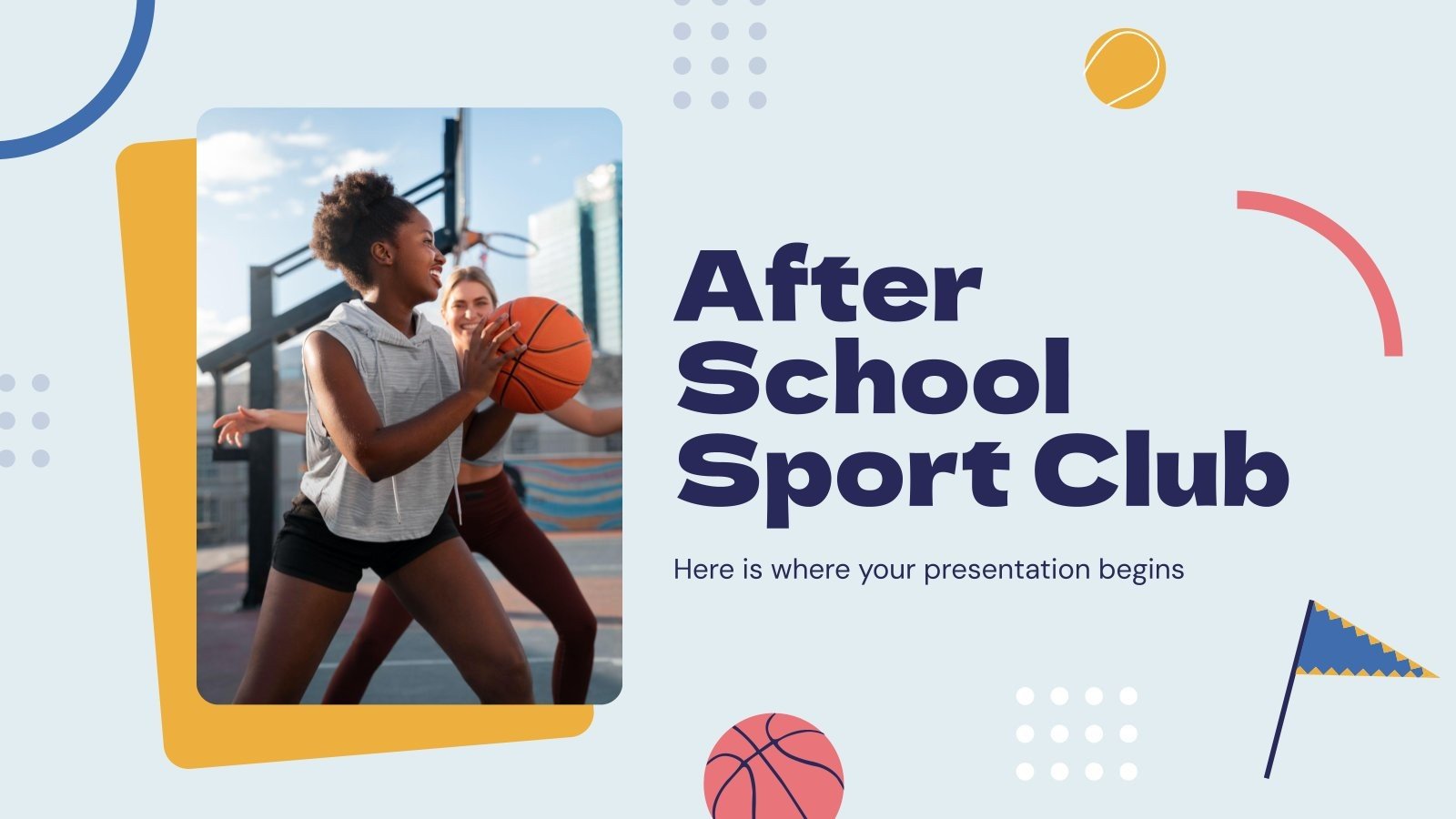 Club de sport après l'école Modèles de présentation