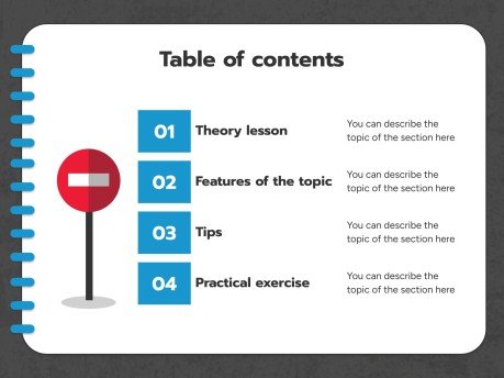 Driving Theory Workshop: Traffic Signs presentation template 