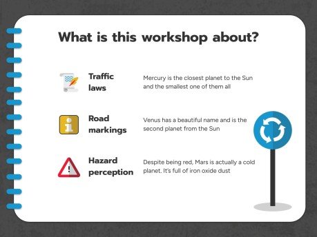 Driving Theory Workshop: Traffic Signs presentation template 