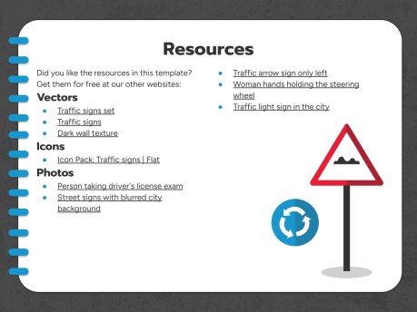 Driving Theory Workshop: Traffic Signs presentation template 
