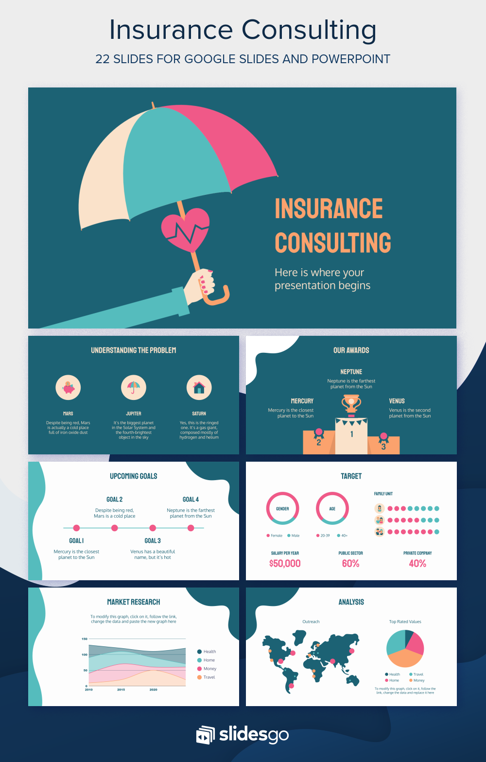 Insurance Consulting Google Slides Theme & PPT Template