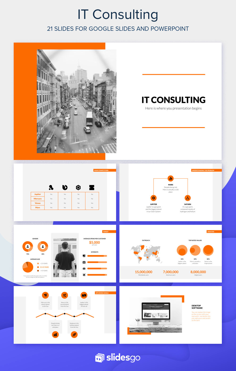 IT Consulting Google Slides Theme and PowerPoint Template