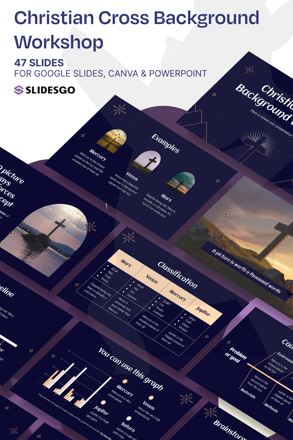 Christian Cross Background Workshop Presentation