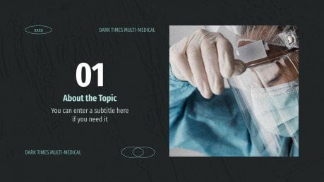 Dark Times Multi-Medical presentation template 