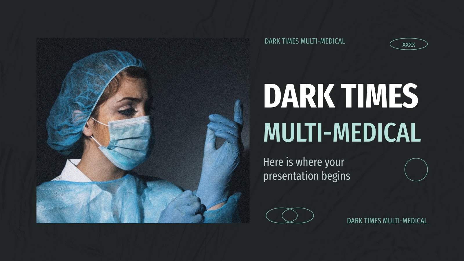 Dark Times Multi-Medical presentation template 