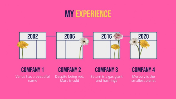 Floral Windows Portfolio presentation template