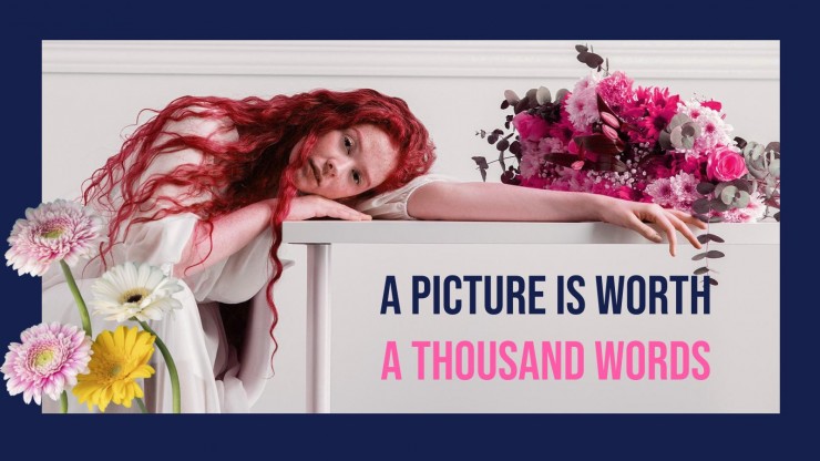 Floral Windows Portfolio presentation template